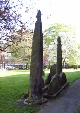 Giants grave in Penrith Churchyard